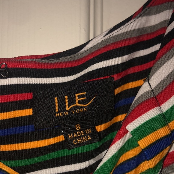 ILE New York Belted Striped Dress - Picture 5 of 10